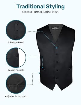 Amazon.com: S.H. Churchill & Co. Men's 4 Piece Vest Set